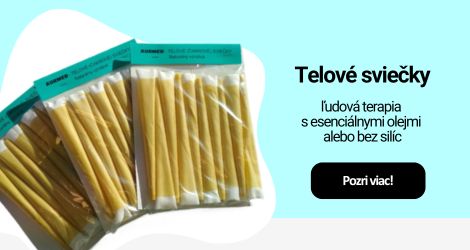 telové sviečky Naturshop