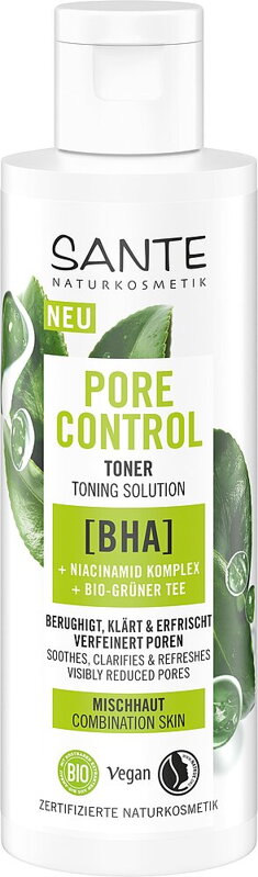 SANTE Pleťové tonikum Pore Control, zmiešaná pleť, 125 ml SANTE Pleťové tonikum Pore Control, zmiešaná pleť, 125 ml
