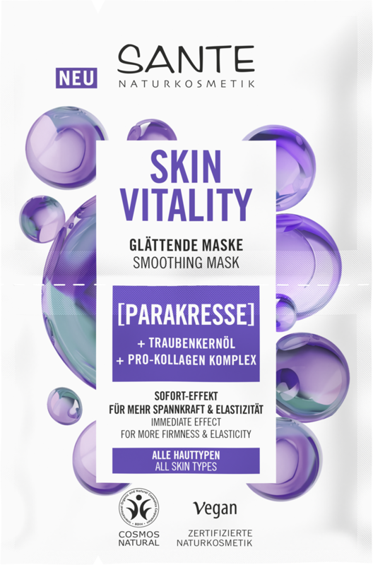 SANTE Vyhladzujúca maska SKIN VITALITY, 2x4 ml SANTE Vyhladzujúca maska SKIN VITALITY, 2x4 ml