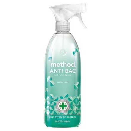 Method Antibakteriálny čistič na kúpeľňu Water Mint, 828 ml